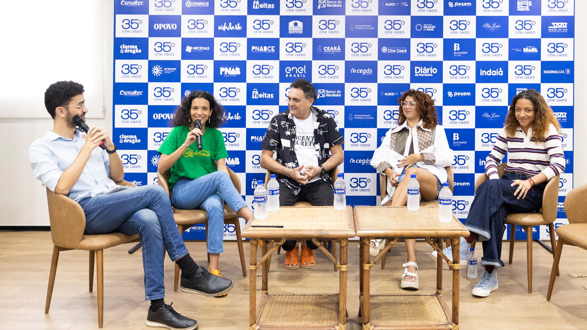 Bate-papo com o elenco do filme “O Agente Secreto”